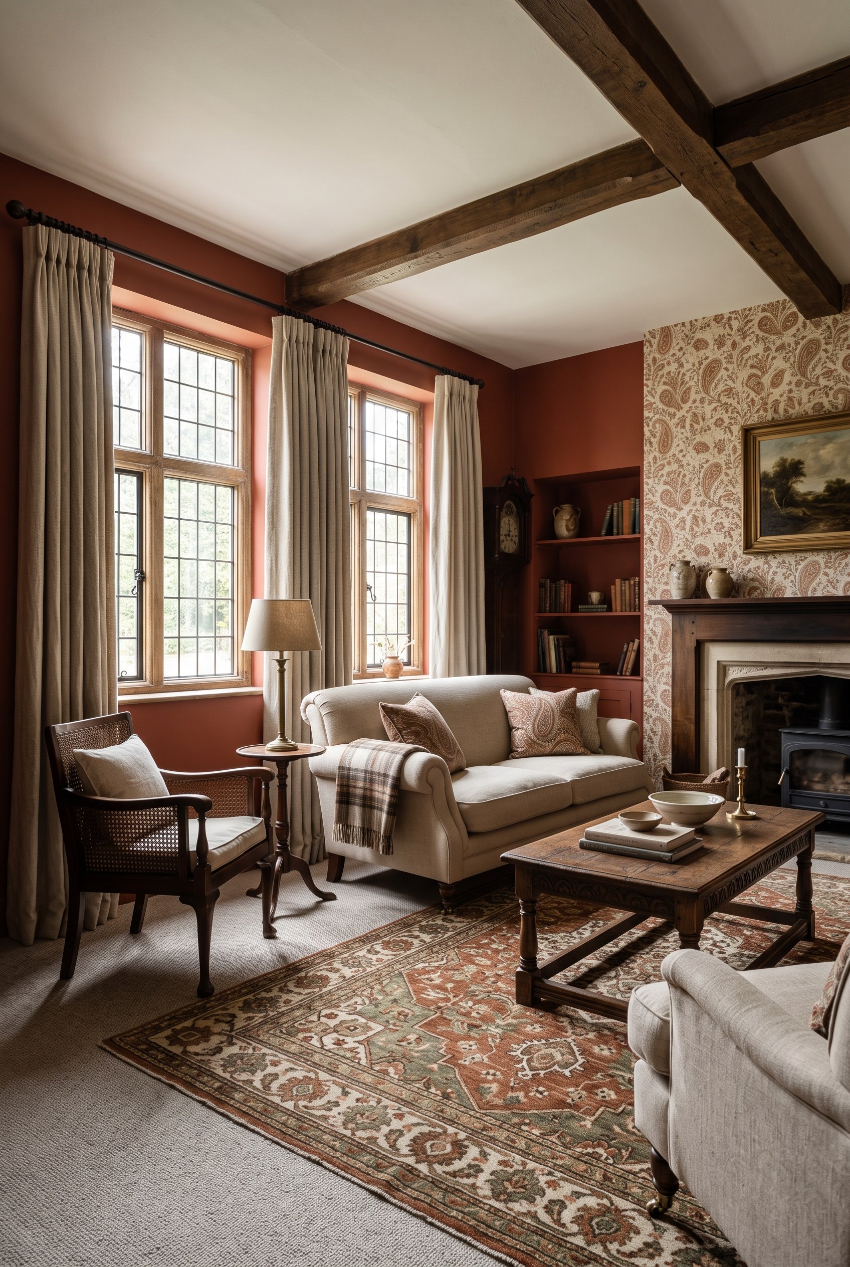 A Warm Traditional room